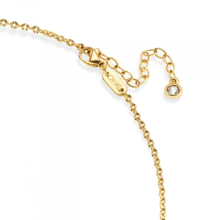 Women's necklace and matching earrings set One Jewels OJSET23G Golden